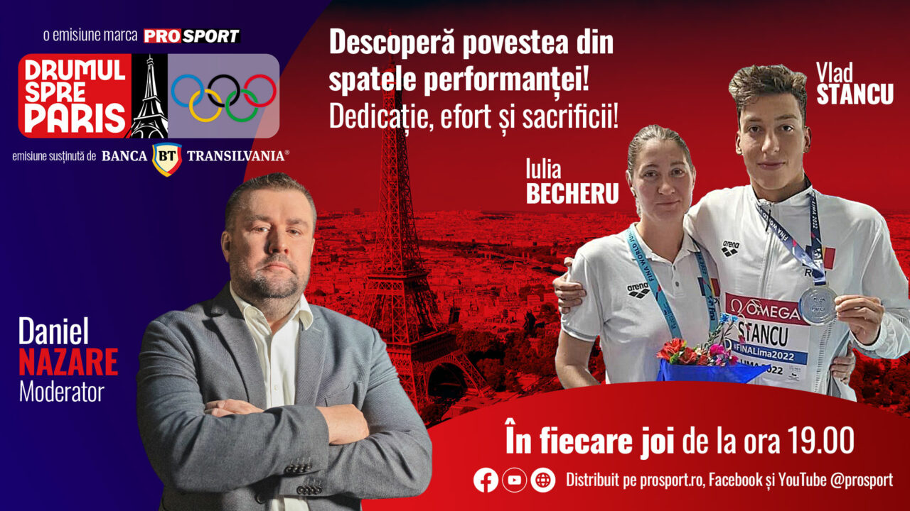 Vlad Stancu, unul dintre cei mai promițători sportivi români ai momentului, este invitatul emisiunii Drumul spre Paris (episodul 3)