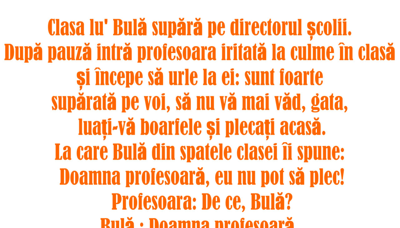 Bancul nopții | Bulă este dat afară de la școală