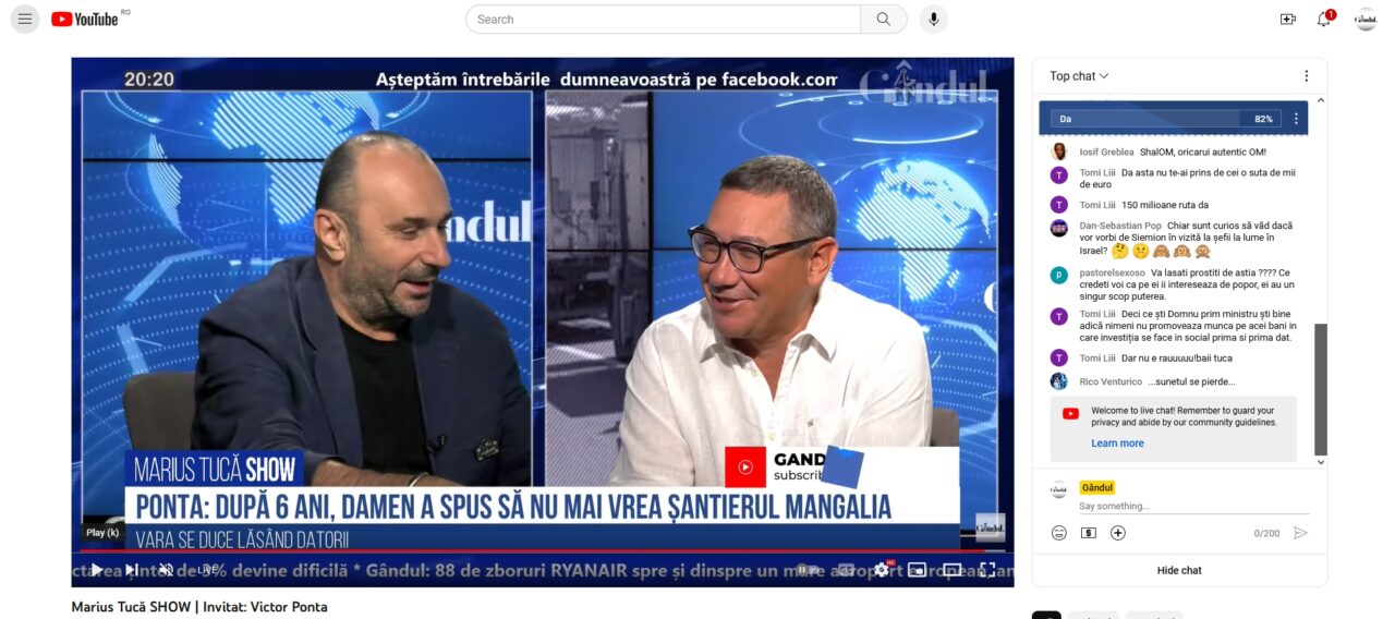 POLL Marius Tucă Show: „Credeți că ieftinirea produselor de bază este anulată de creșterea prețurilor carburanților?”