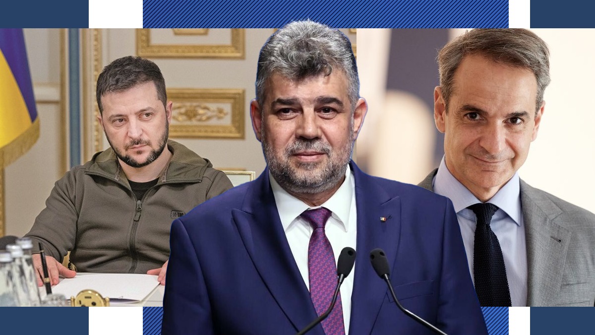 Zelenski își continuă turneul european în Grecia. La Summitul Ucraina-Balcani de la Atena participă și Marcel Ciolacu