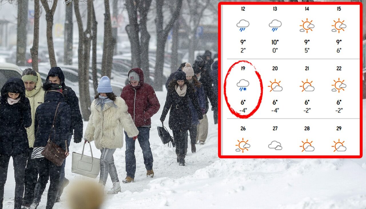 VINE IARNA în România! Meteorologii Accuweather anunță pe ce dată exactă va ninge în București. E mai repede decât în alți ani!