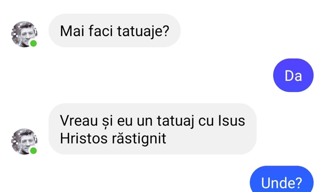 Bancul de sâmbătă | „Vreau și eu un tatuaj”