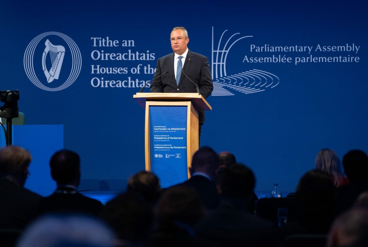VIDEO | Nicolae Ciucă, discurs împotriva populismului la Dublin: „Politicienii trebuie să recâştige încrederea oamenilor”