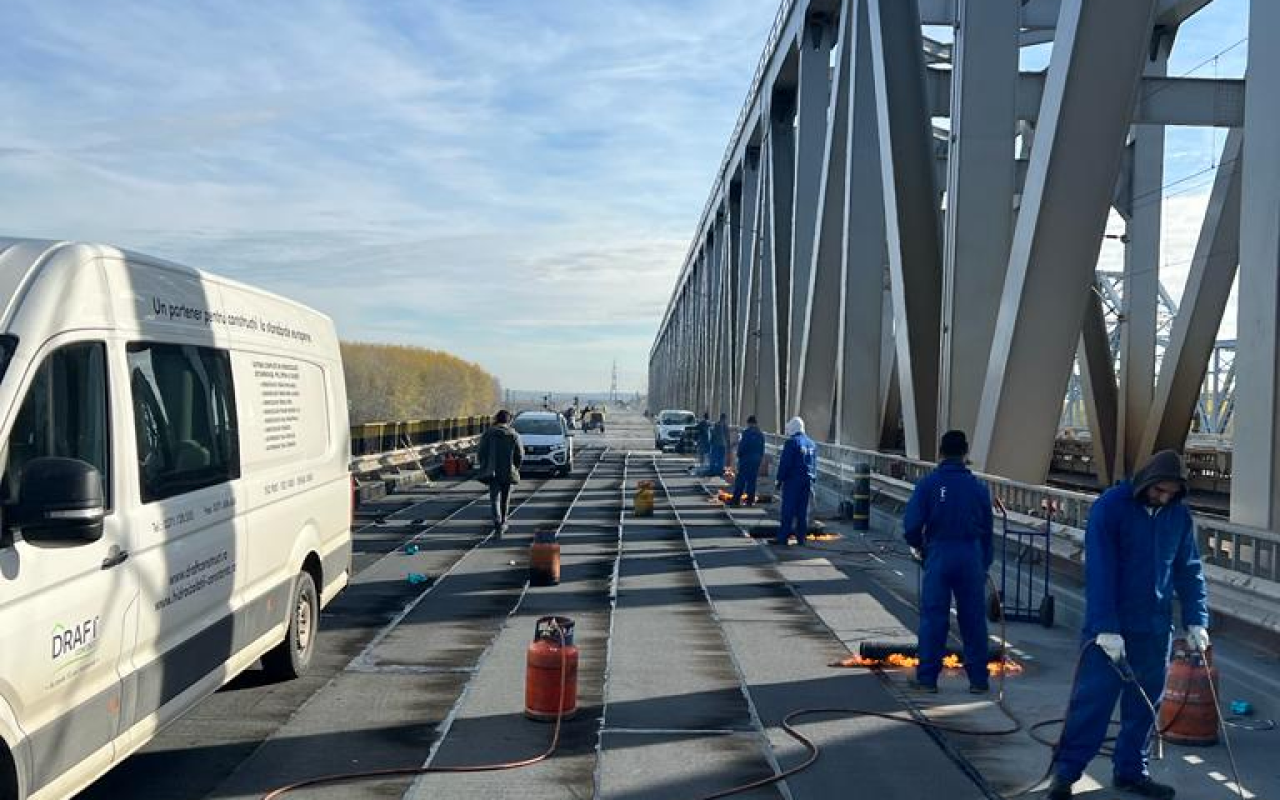 Atenție șoferi! RESTRICȚII de circulație pe Autostrada A2 din cauza unor lucrări la Podul de la Cernavodă