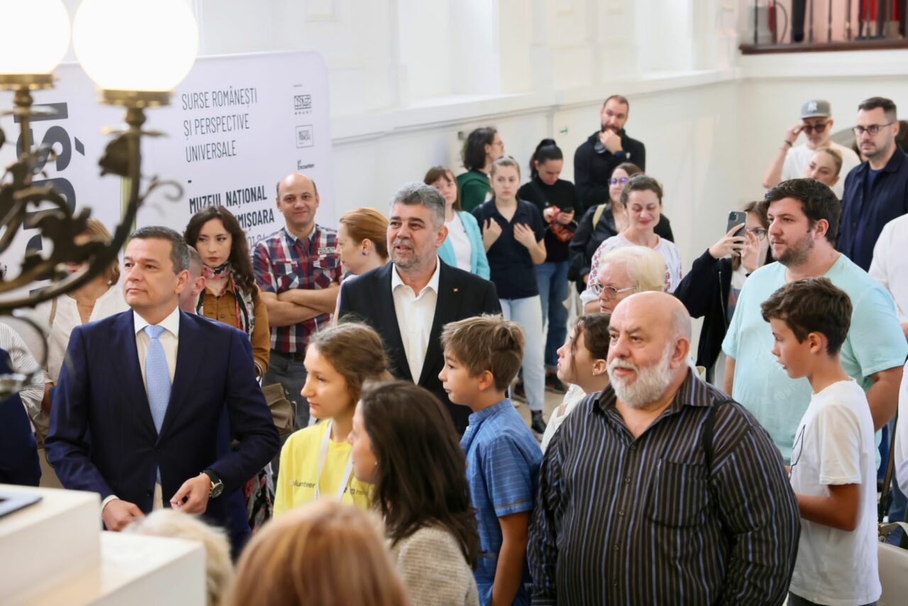Brâncuşi la Timişoara – Capitală Europeană a Culturii în anul 2023 |  Premierul Marcel Ciolacu și ministrul Sorin Grindeanu, prezenți la eveniment