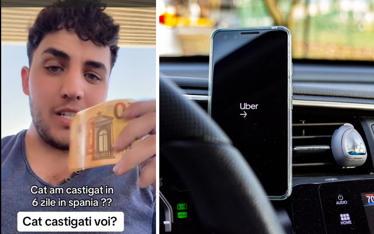 Un român, șofer pe UBER în Spania, dezvăluie ce venituri poți obține lejer din ride-sharing: „Asta-i pentru cei care cred că nu se câștigă bani”