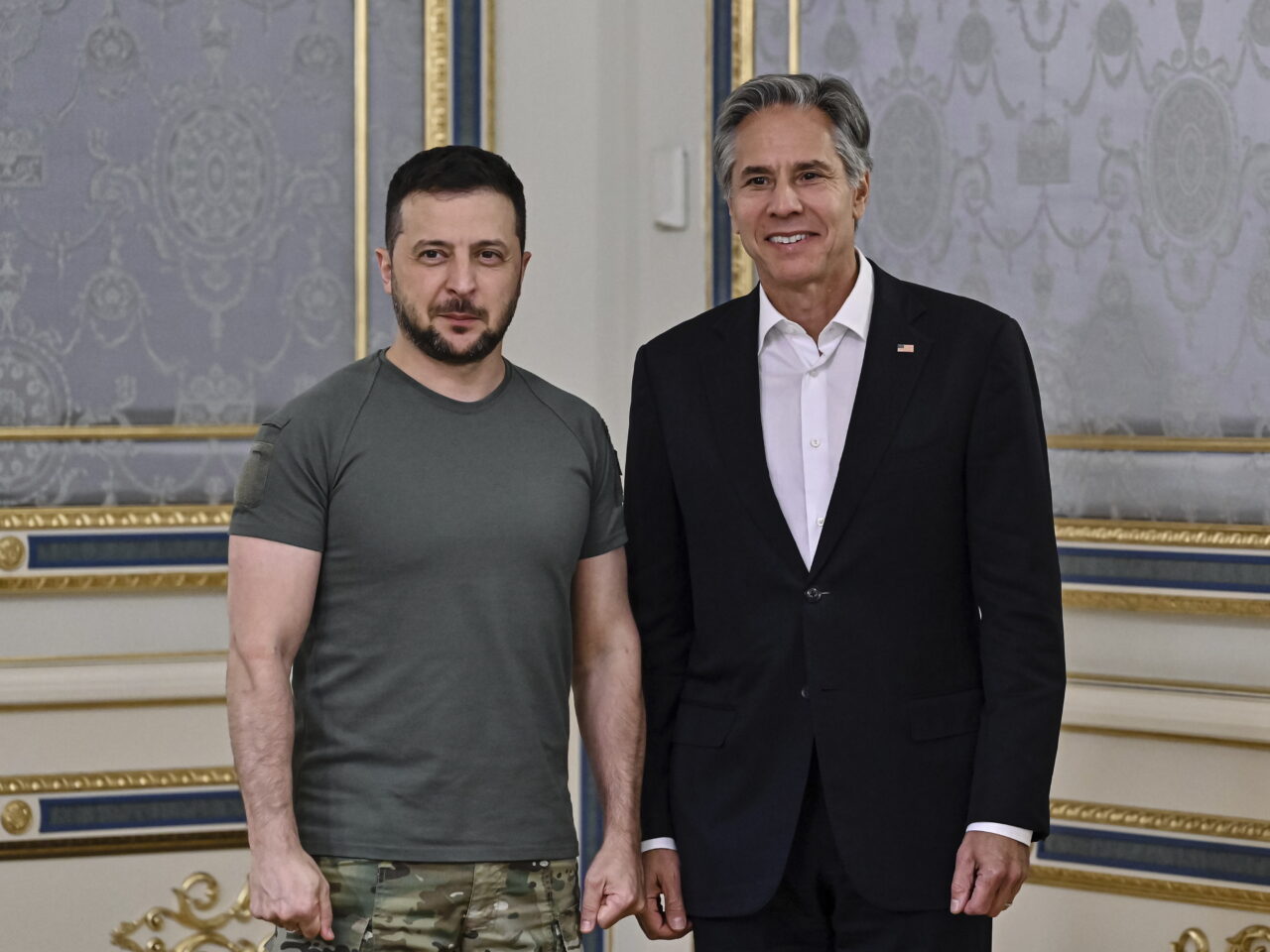 VIDEO | Secretarul de stat american, Antony Blinken, este la Kiev, unde va anunța un nou ajutor în valoare de 1 miliard dolari