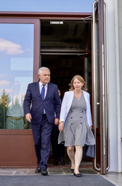 Angel Tîlvăr, discuție cu ambasadorul SUA la București despre contextul de securitate de la Marea Neagră