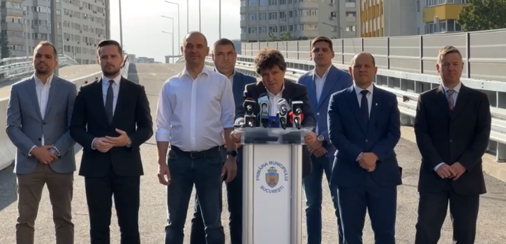 VIDEO. Circulația a fost deschisă la Pasajul Doamna Ghica / Nicușor Dan: „Atunci când Primăria plăteşte, sunt firme în România care se ţin de cuvânt”
