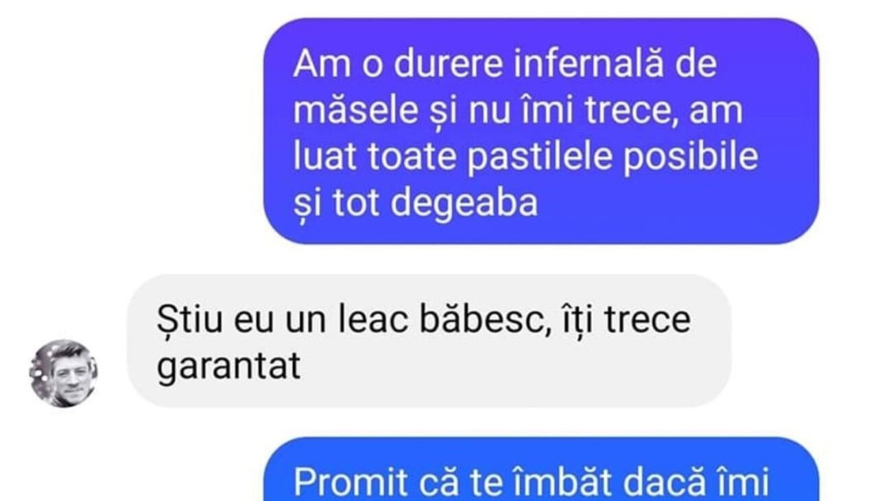 Bancul de sâmbătă | Cum se trateaza durerea de măsele