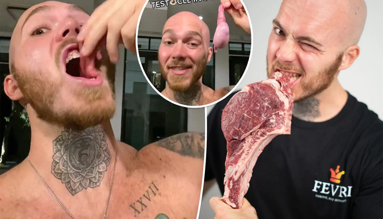 Bărbatul din imagine a mâncat doar carne CRUDĂ, timp de 100 de zile. Ce s-a întâmplat în a 101-a zi