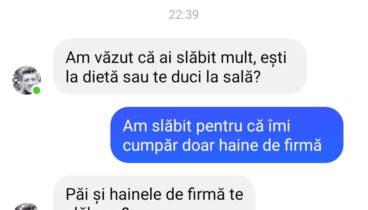 Bancul de luni | „Ești la dietă sau te duci la sală?”