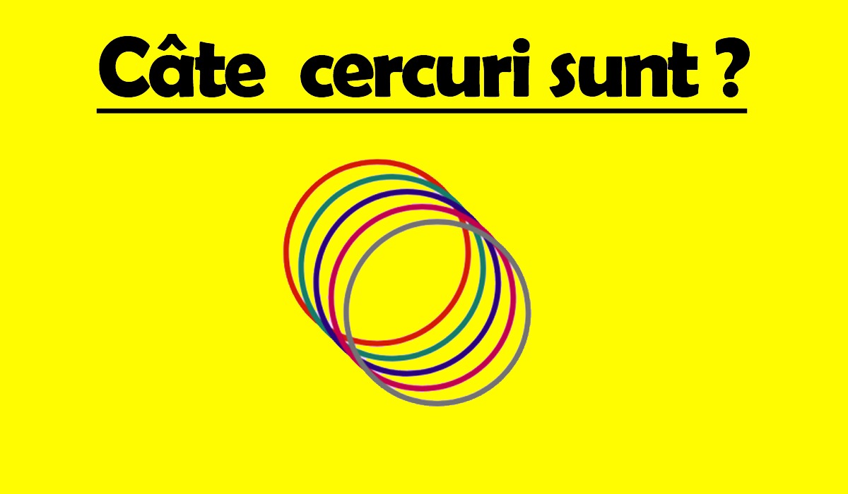 Test IQ exclusiv pentru genii | Calculați câte cercuri sunt, în total, în această poză!