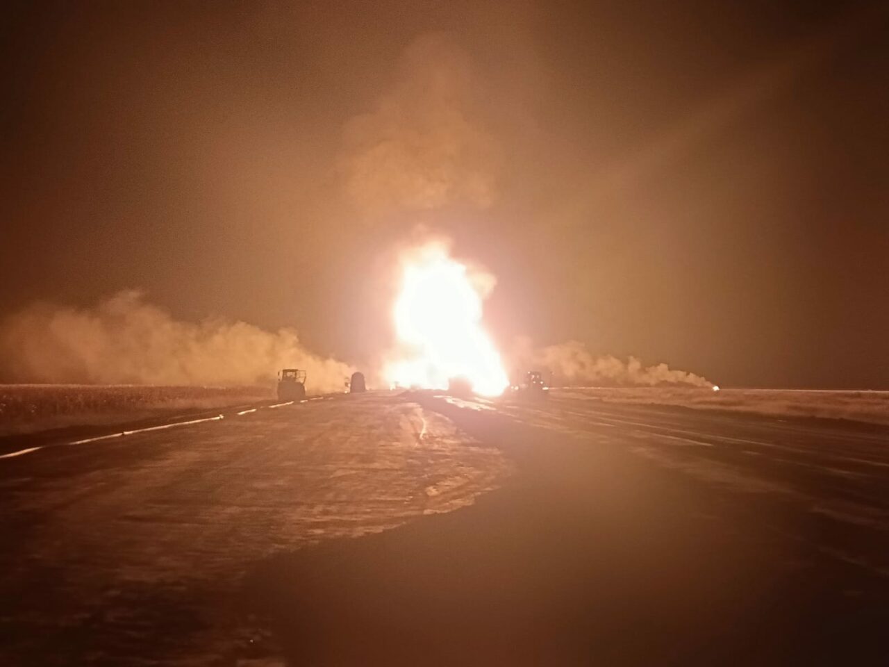 Transgaz, despre explozia de pe șantierul Autostrăzii Moldovei: „Constructorul lucrărilor NU A RESPECTAT prevederile Avizului de amplasament”