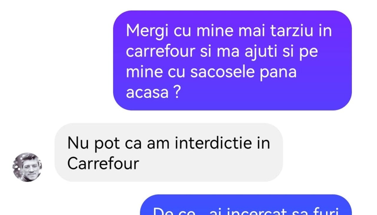 Bancul de joi | „Am interdicție în Carrefour”