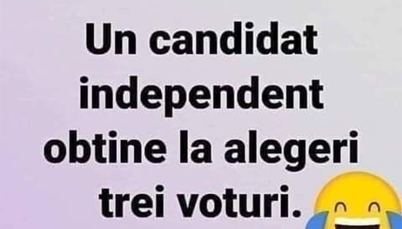 BANCUL ZILEI | Un candidat intependet obține la alegeri 3 voturi