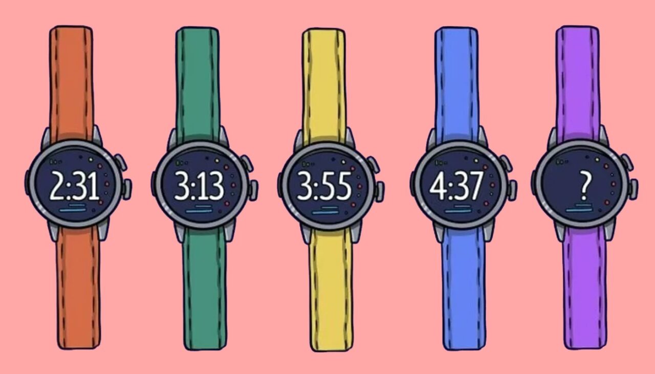 TEST IQ | Ce oră indică ultimul ceas, dacă primele 4 arată 2:31, 3:13, 3:55 și 4:37?