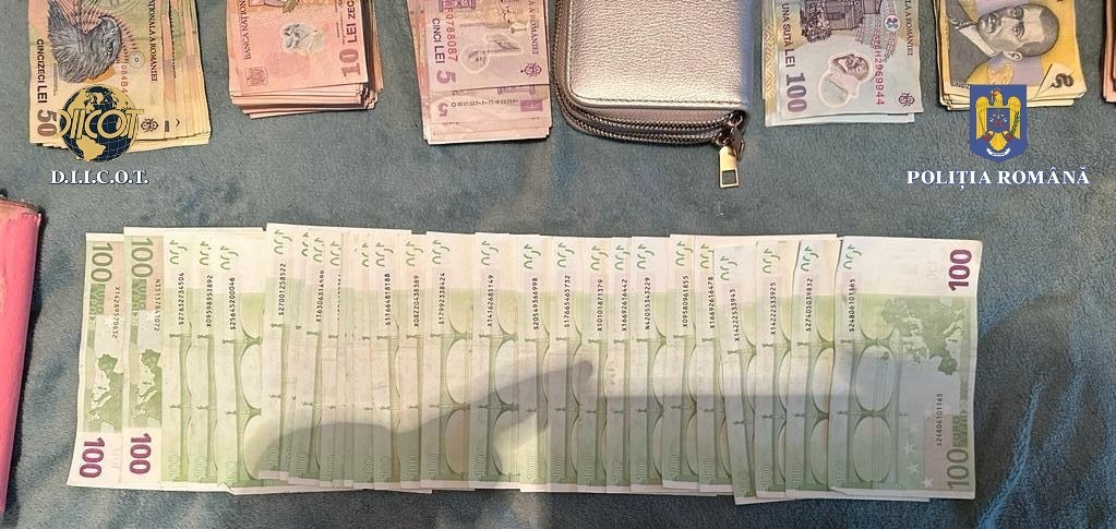 VIDEO | Grupare specializată în cămătărie, proxenetism și trafic de minori, destructurată de DIICOT. O copilă de 12 ani, racolată pentru prostituție