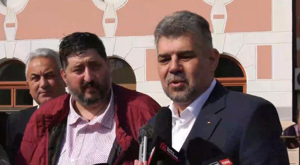 VIDEO | Marcel Ciolacu, după întâlnirea cu sindicaliștii de la Complexul Energetic Hunedoara: „Plec optimist de aici. Oamenii își vor lua salariile”