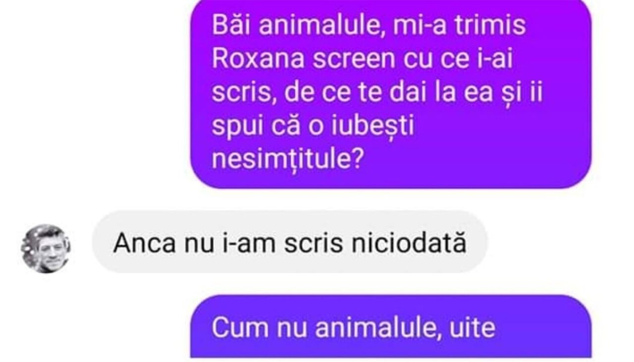Bancul de marți | „Mi-a trimis Roxana screen, de ce te dai la ea?”