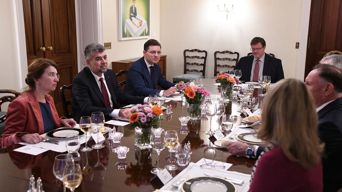 Marcel Ciolacu a luat cina cu ambasadorii SUA în UE, NATO și Belgia. Cum a descurs întâlnirea?