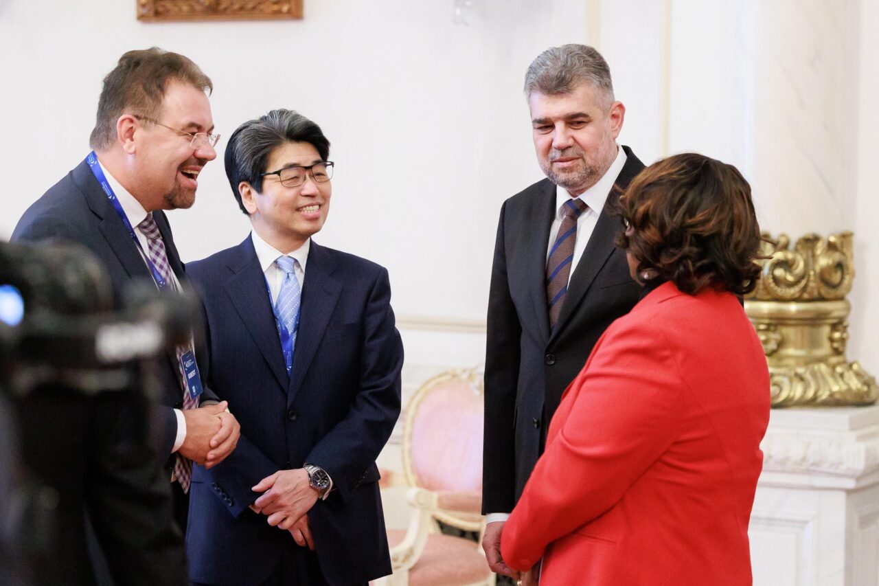 VIDEO | Marcel Ciolacu s-a întâlnit cu reprezentanții mai multor bănci de dezvoltare din Japonia, USA și Polonia