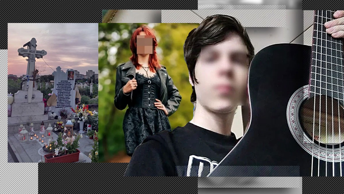 EXCLUSIV | Momente sfâșietoare, la cimitir, pentru familia și iubitul Melisei, adolescenta ucisă în Grădina Botanică din Craiova. „Este un coșmar”