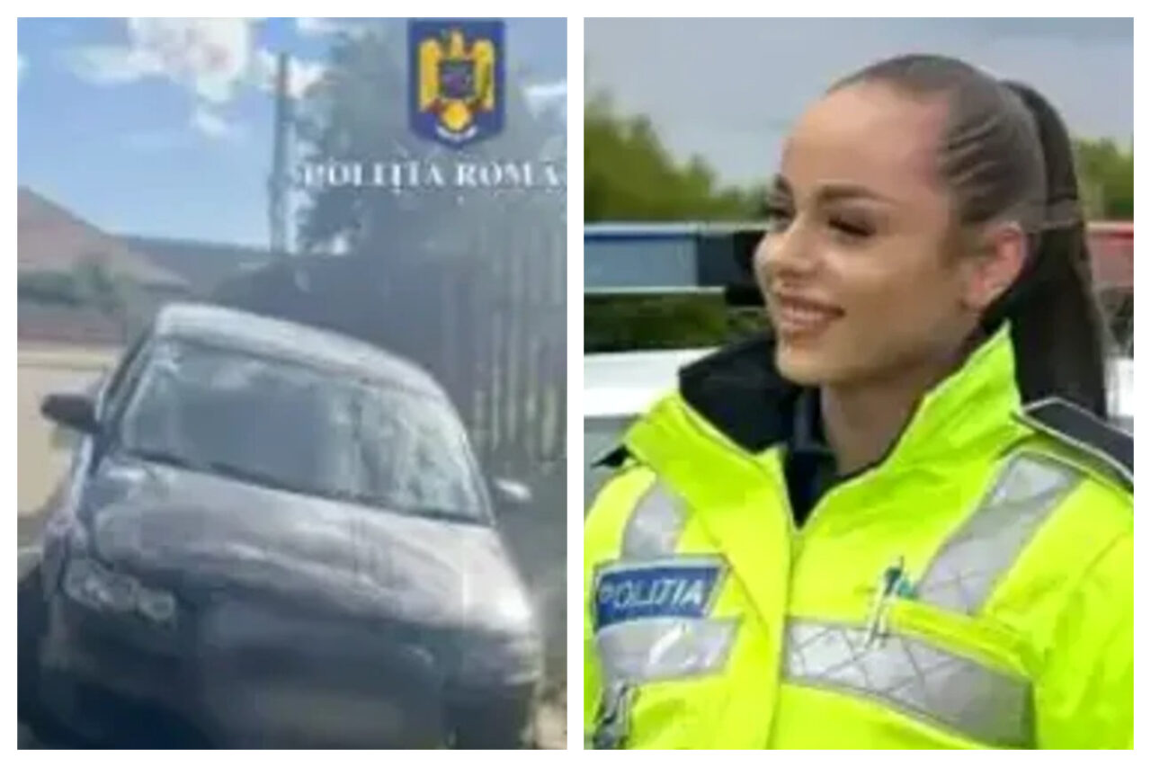 Polițista CRISTINA a oprit în trafic un șofer fără permis și posibil băut. Totul în timpul ei liber!