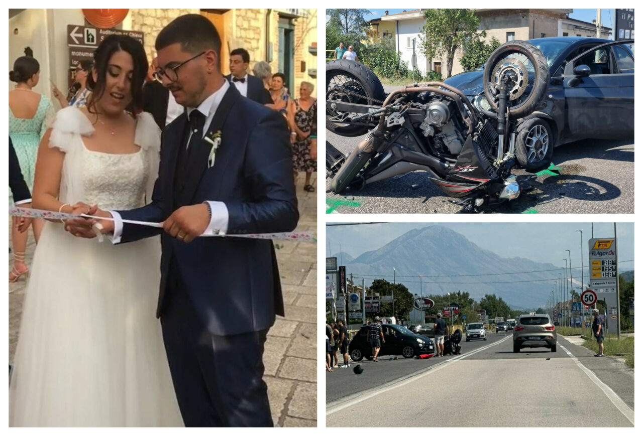 Doi tineri abia căsătoriți au suferit un accident de motocicletă, la nici două luni de la nuntă. Ea a MURIT pe loc, iar el este în comă la spital