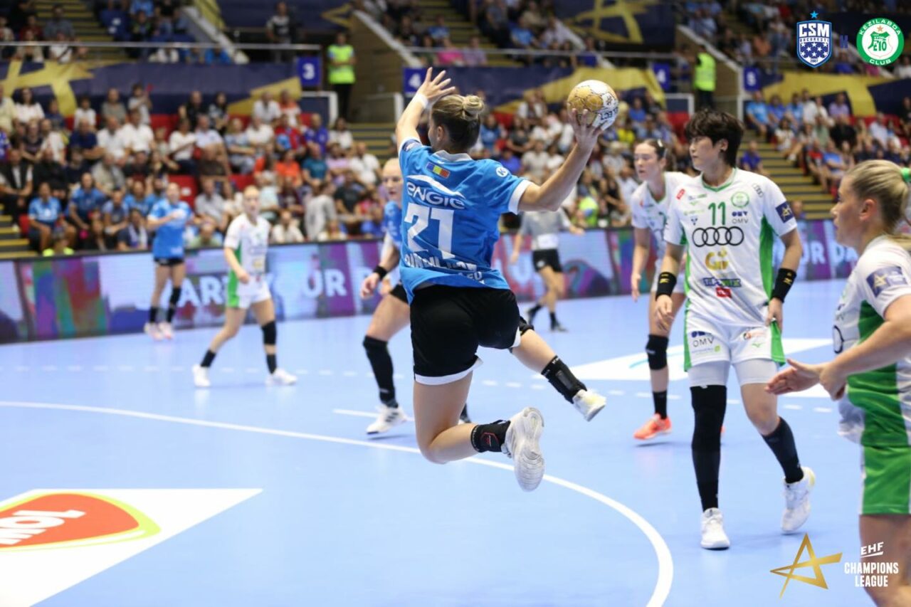 CSM București, fără VLAGĂ cu Gyor! Nou eșec pentru echipa lui Adi Vasile în Liga Campionilor la handbal feminin