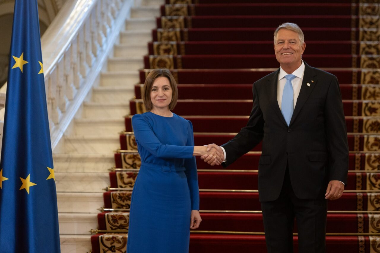 Președinta Republicii Moldova, Maia Sandu, a fost primită de Klaus Iohannis, la Palatul Cotroceni – GALERIE FOTO