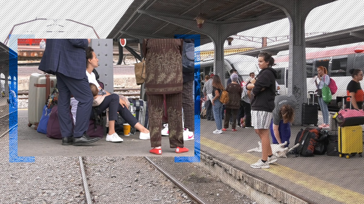EXCLUSIV VIDEO | Pentru sute de călători, „acasă” s-a mutat în Gara de Nord. Călătorie de coșmar după greva CFR. „Este din ce în ce mai rău!”