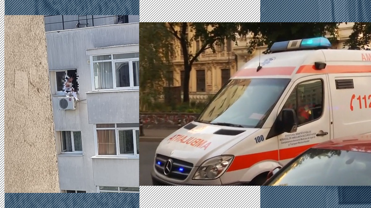 Un bucureștean a înjunghiat două femei, iar acum amenință că se aruncă pe geam. Incredibil ce a putut bărbatul să le ceară negociatorilor!