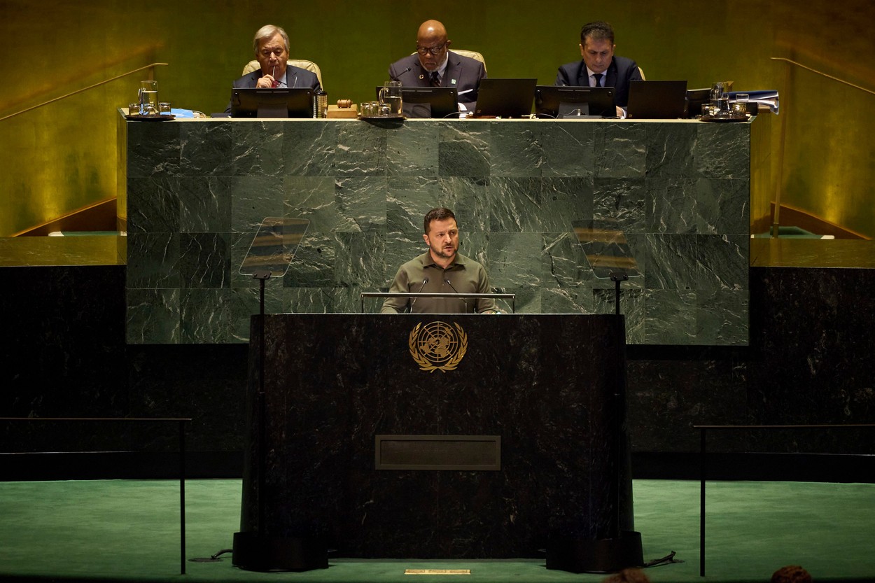 Zelenski acuză Rusia în fața lui Lavrov de la tribuna ONU: Moscova pornește războaie în fiecare deceniu. Părți din Ucraiana, Moldova, Georgia, ocupate
