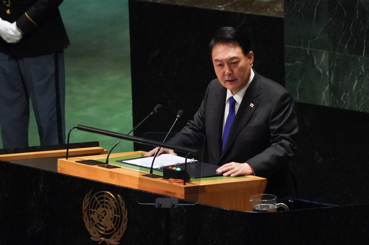 Președintele Coreei de Sud, de la tribuna ONU: „Ajutorul Rusiei pentru Coreea de Nord ar fi o „provocare directă” și vom răspunde”