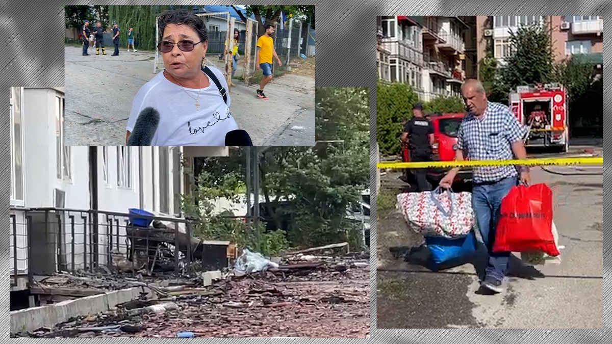 Refugiați din mansardele incendiate la Craiova și-au strâns o brumă de lucruri și s-au întors în bejenie. Care va fi soarta lor, ce ajutor așteaptă