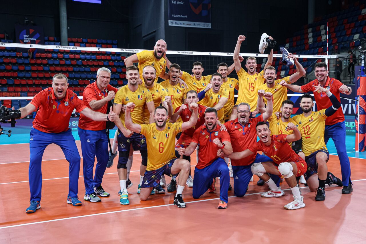 România, rezultat INCREDIBIL în voleiul masculin! A învins campioana olimpică Franța și va juca în optimiile Euro 2023