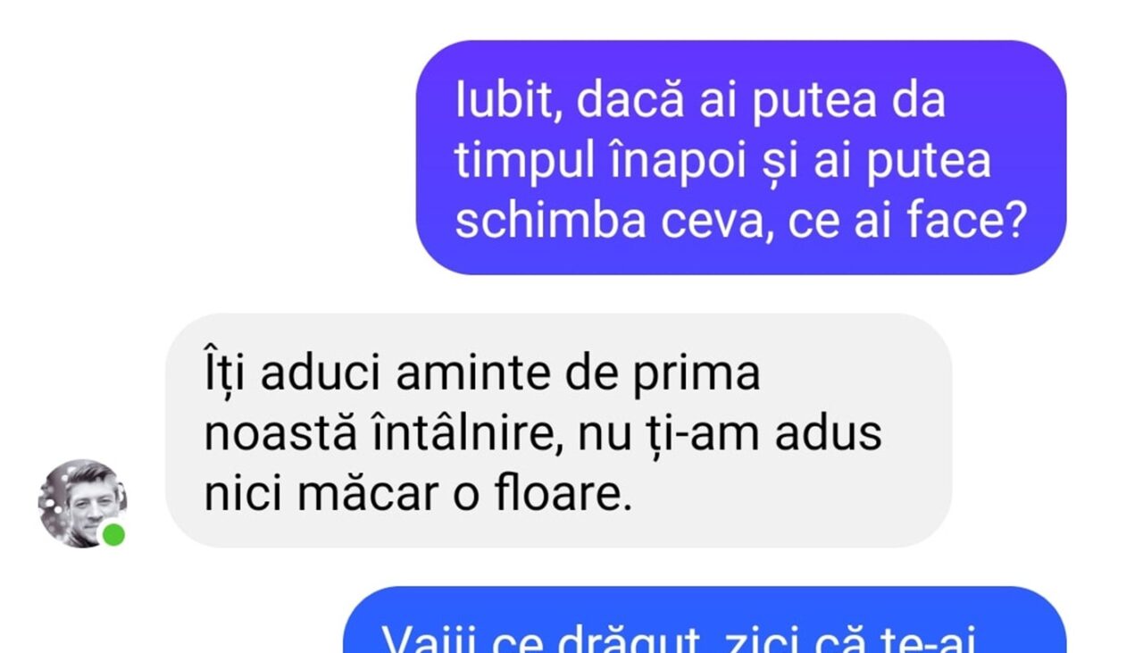 BANCUL de miercuri | „Dacă ai putea da timpul înapoi, ce ai face?”