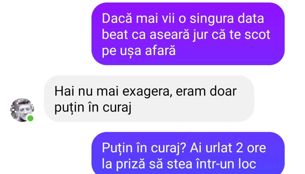 Bancul de miercuri | „Dacă mai vii o singură dată beat ca aseară, jur că te scot pe ușă afară!”