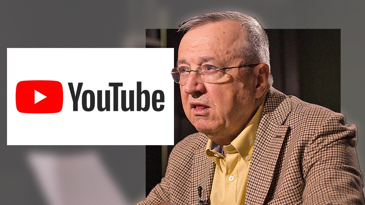 Ion Cristoiu, reacție dură după suspendarea, pentru o săptămână, a canalului său de YouTube: ”Nu vom ceda ȘANTAJULUI”