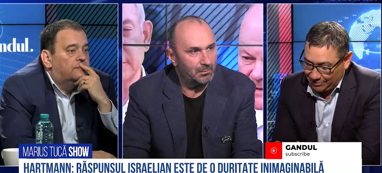 VIDEO | H. D. Hartmann: „S-a demonstrat că dacă lași teroriștii liberi, fac un nou Holocaust”