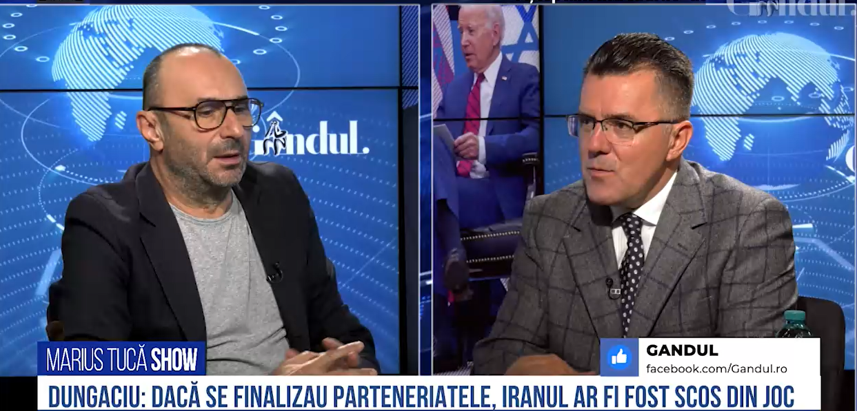 Prof. univ. dr. Dan Dungaciu: „Cel mai greu este să ieși din războaie. ISRAEL își folosește dreptul de apărare”
