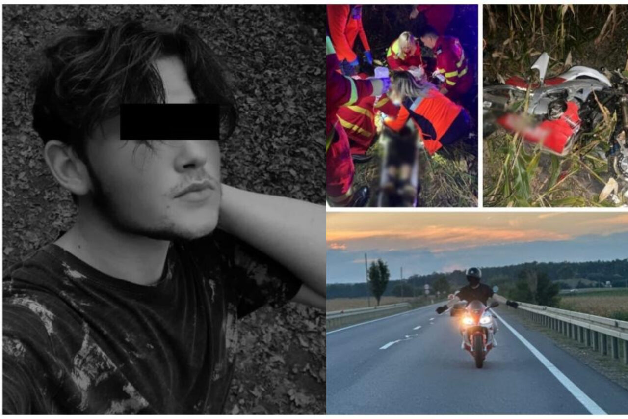 Denis a accelerat spre MOARTE pe o motocicletă. Peste două zile ar fi împlinit 18 ani: „Odihnește-te în pace!”
