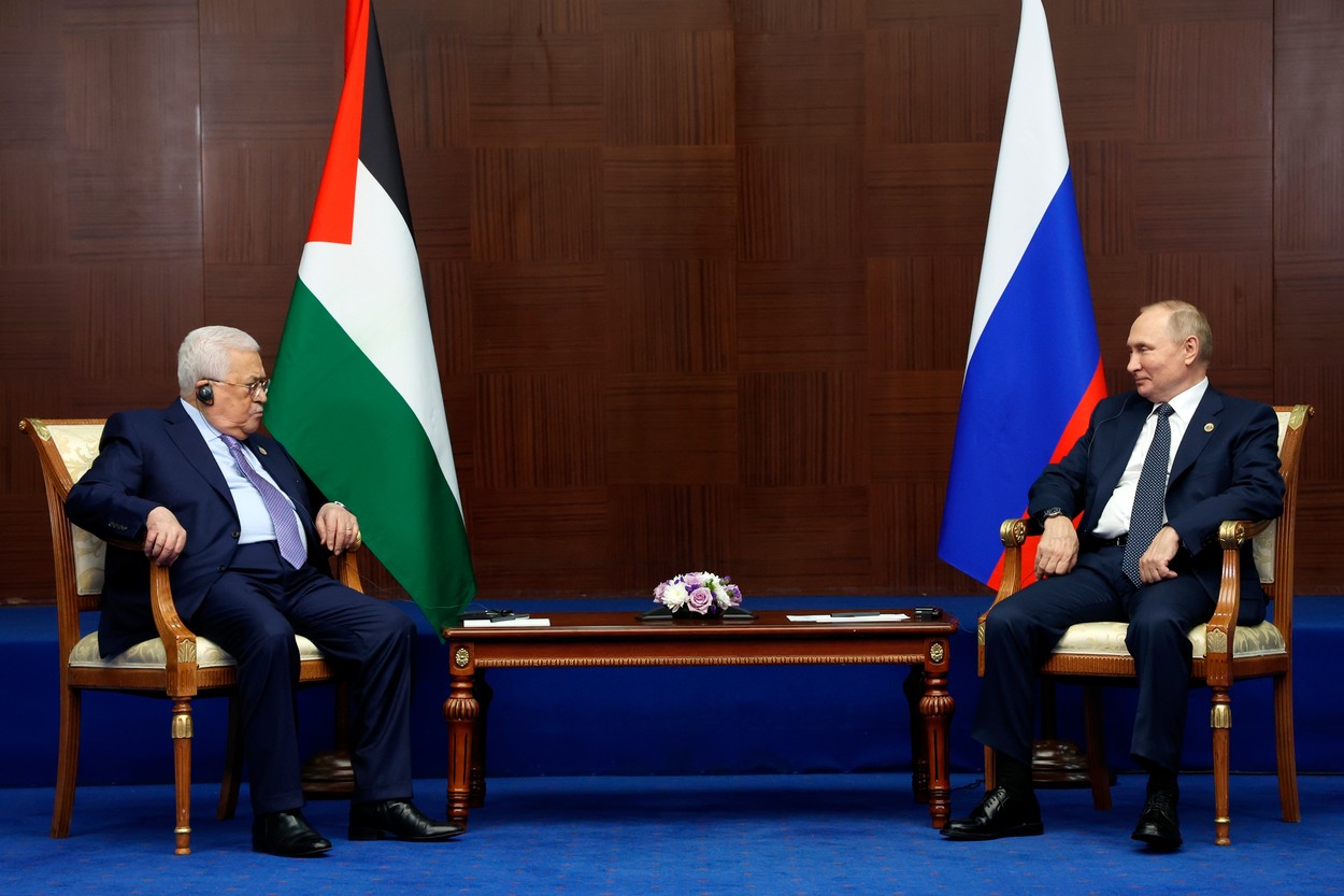 Președintele Vladimir Putin se va întâlni cu președintele Autorității Palestiniene, la Moscova