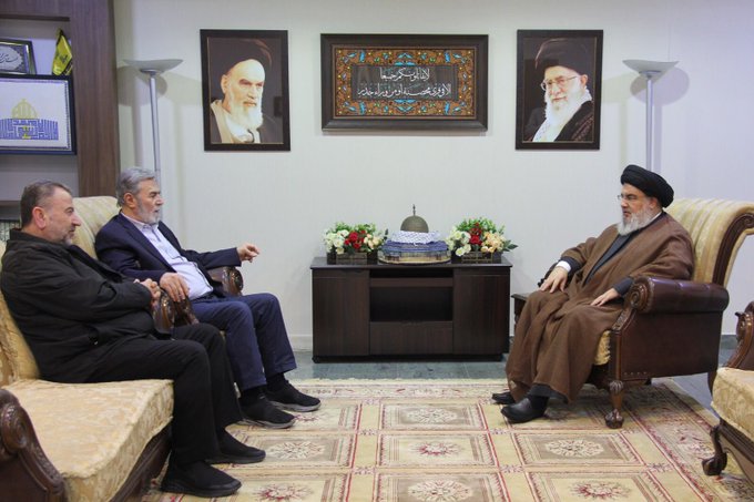 Şeful Hezbollah s-a întâlnit cu lideri din Hamas şi Jihadul Islamic, pentru a discuta despre ce trebuie să facă pentru „a obţine o VICTORIE reală”