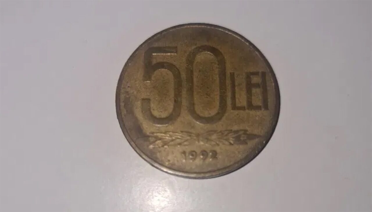 Mai știi celebra monedă de 50 de lei din 1992? Se vinde cu 3.000 de lei, acum, în 2023