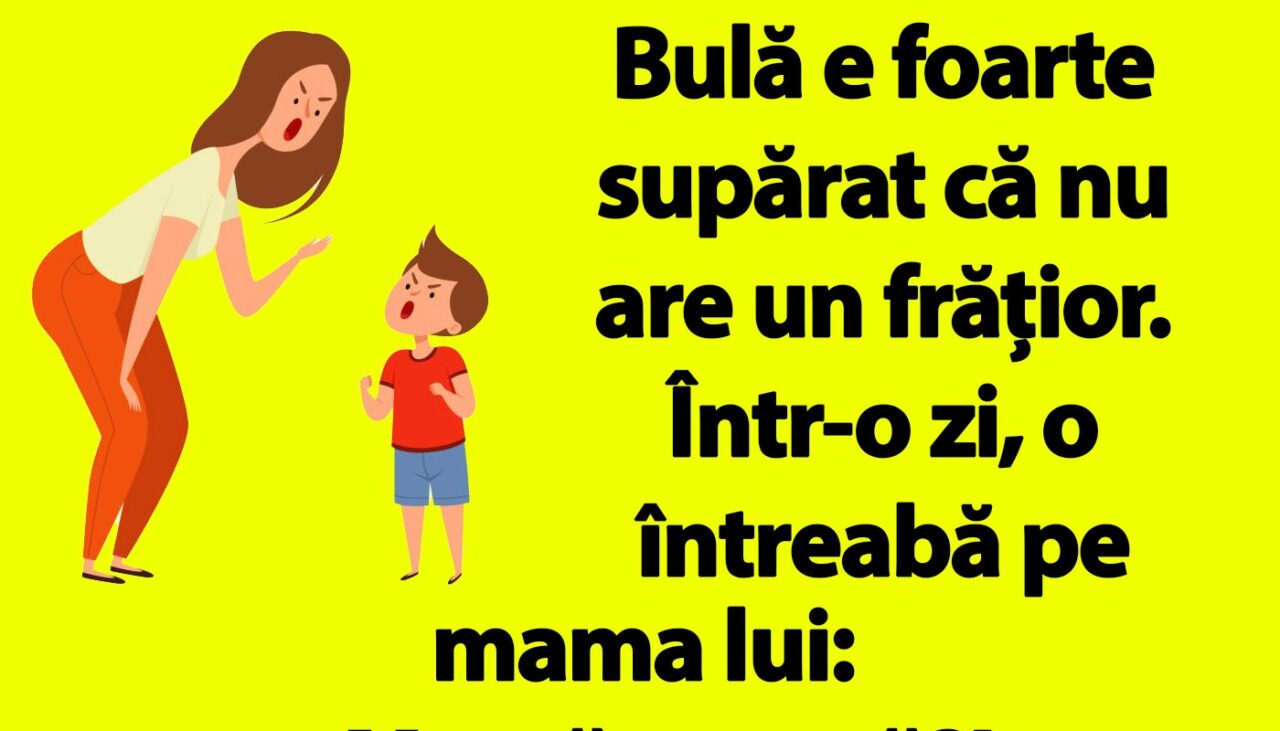BANC | Bulă este supărat că nu are un frățior