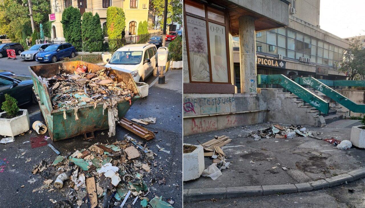 Orașul din România transformat într-o ghenă de GUNOI. Așa arată centrul municipiului!