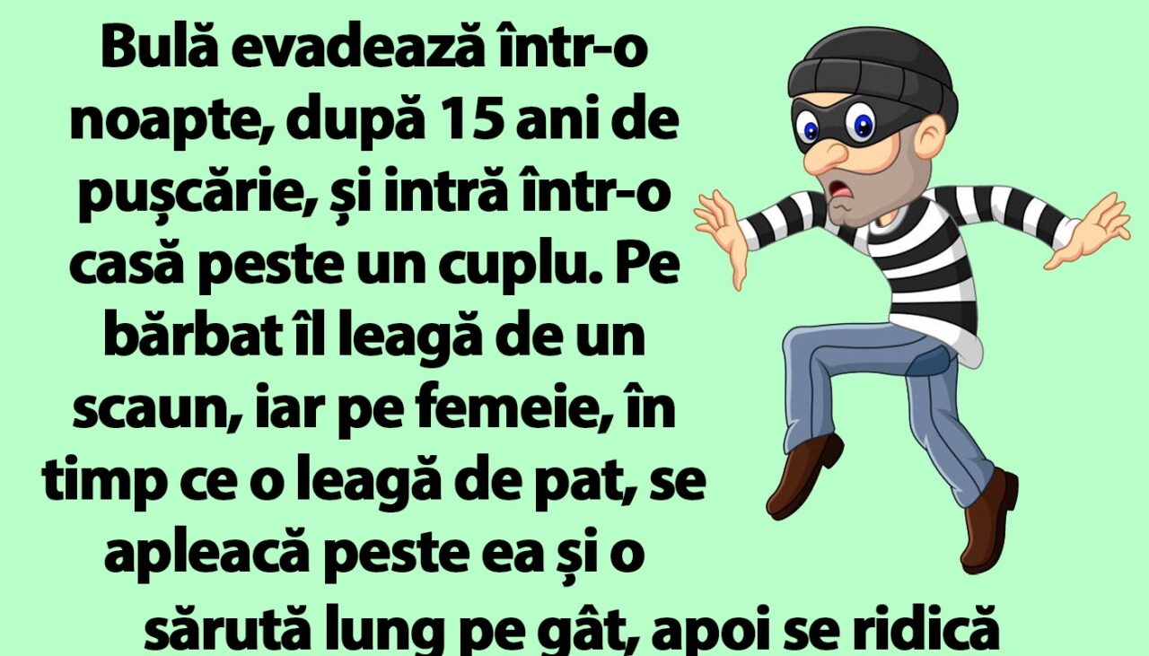 BANC | Bulă evadează într-o noapte, după 15 ani de pușcărie