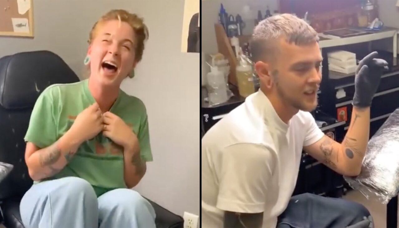 VIDEO | Această femeie a vrut un tatuaj cu „Totul e bine” pe braț, dar tatuatorul a greșit. Ce i-a scris, de fapt